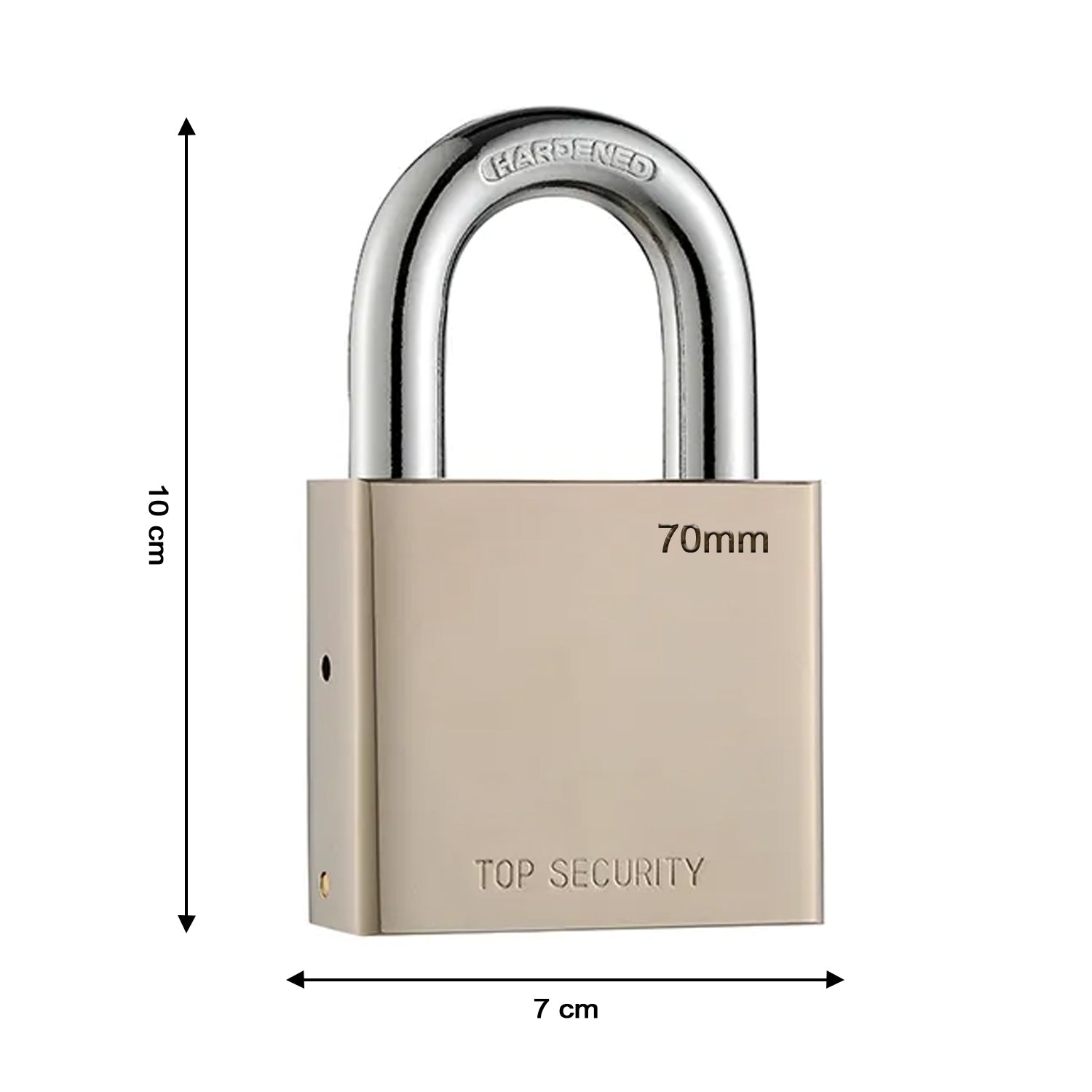 1690 Heavy Steel Premium Square Padlock 70mm With 4 Keys | Multipurpose Hardened Shackle Padlock for Door, Gate, Shutter and Home DeoDap 1690 Heavy Steel Premium Square Padlock 70mm With 4 Keys | Multipurpose Hardened Shackle Padlock for Door, Gate, Shutter and Home DeoDap